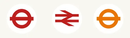 Underground, National Rail and Overground